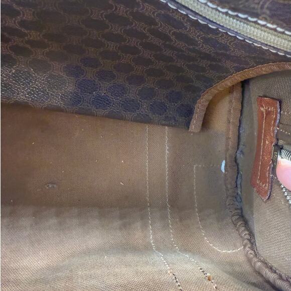 Celine Vintage Macadam Boston Bag*Beautiful Vintage Condition! Iconic Celine - Picture 15 of 15